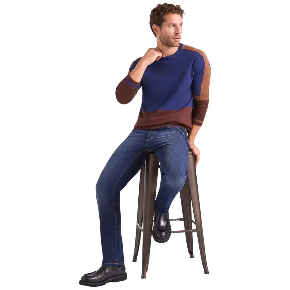Harmont&Blaine HRR908030788 706 KNIT PARICOLLO COLOR BLOCK by Harmont&Blaine