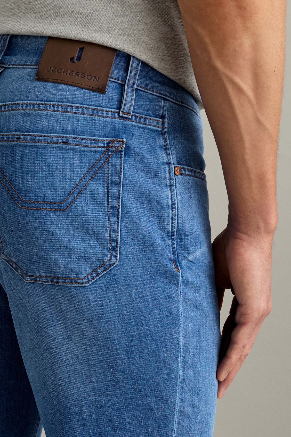 JECKERSON JEANS – JORDAN – DENIM SLIM FIT BLU MEDIO