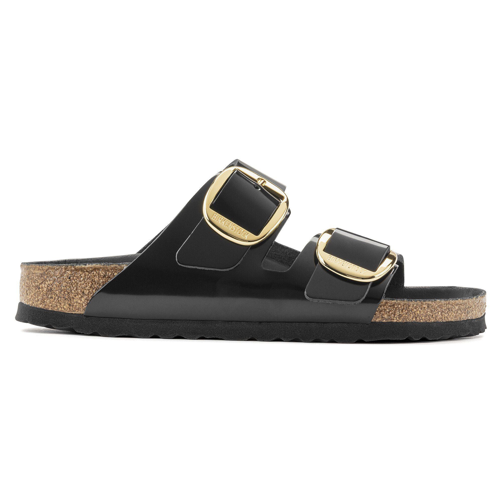 BIRKENSTOCK 1021476  SANDAL Arizona Big Buckle Hex Shine black