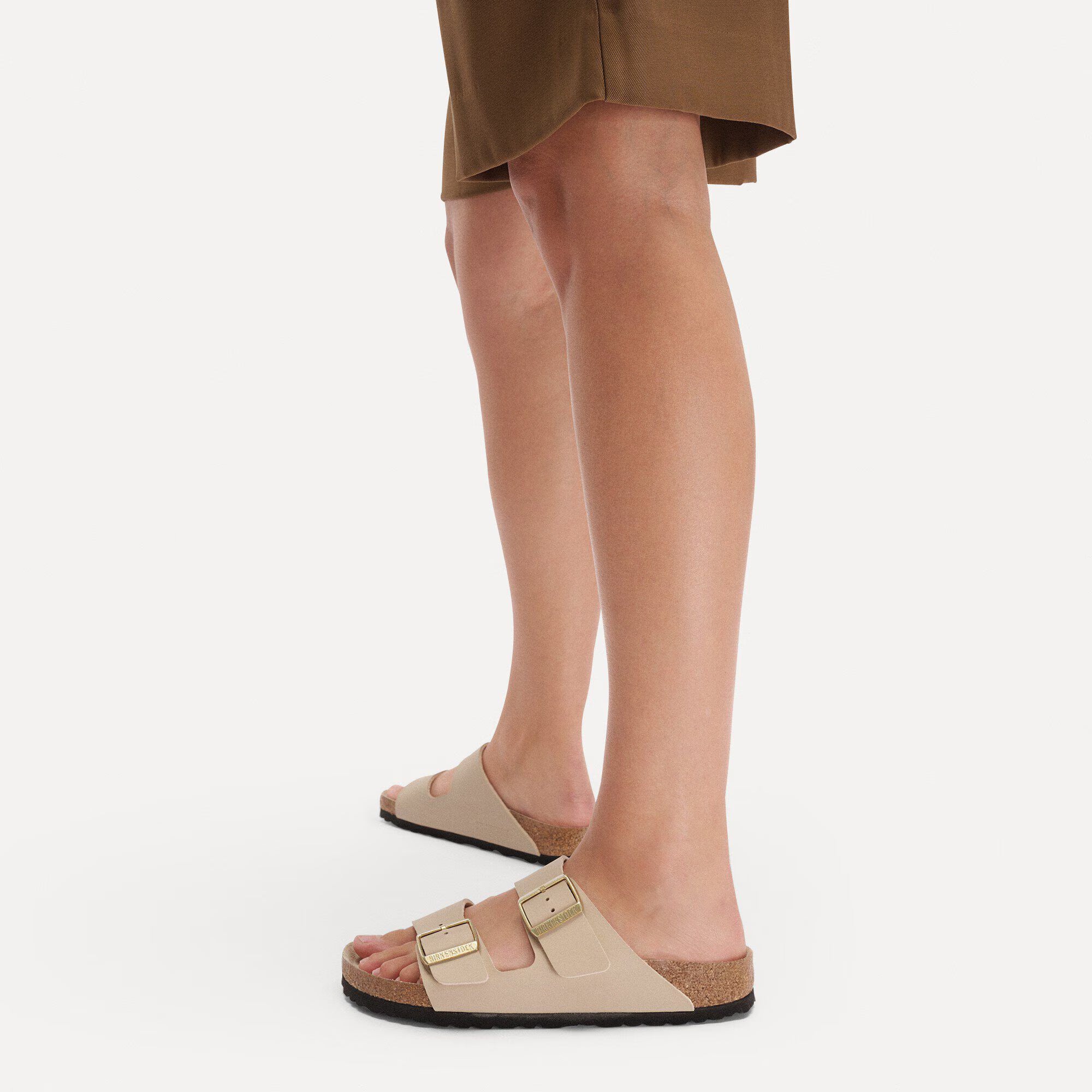 BIRKENSTOCK 1031438  SANDAL Arizona triples sandcastle oyster Birko Flor