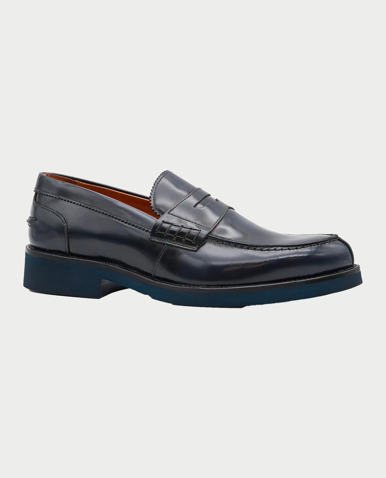 MOCASSIN EXTON 2102 College Bleu Abrasif