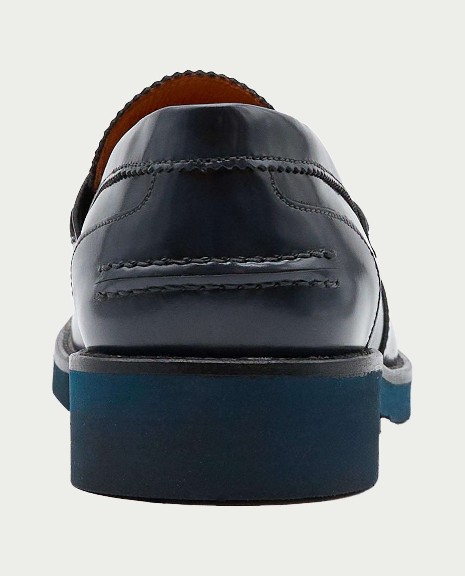 MOCASSIN EXTON 2102 College Bleu Abrasif