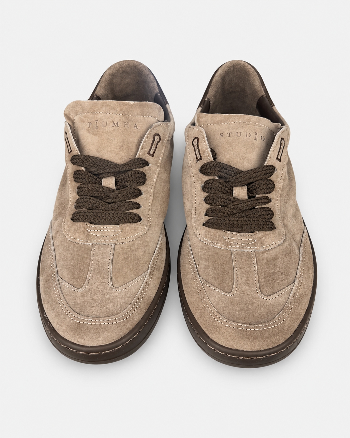 Sneaker Uomo PIUMHA PHU001 Taupe Marrone - Vista frontale