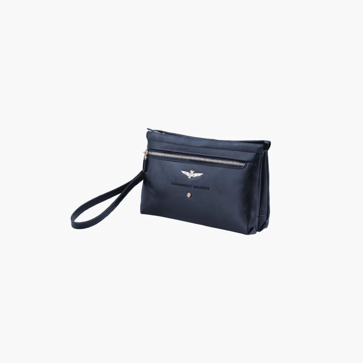 Pochette clutch Aeronautica Militare AM560 Blu vista frontale
