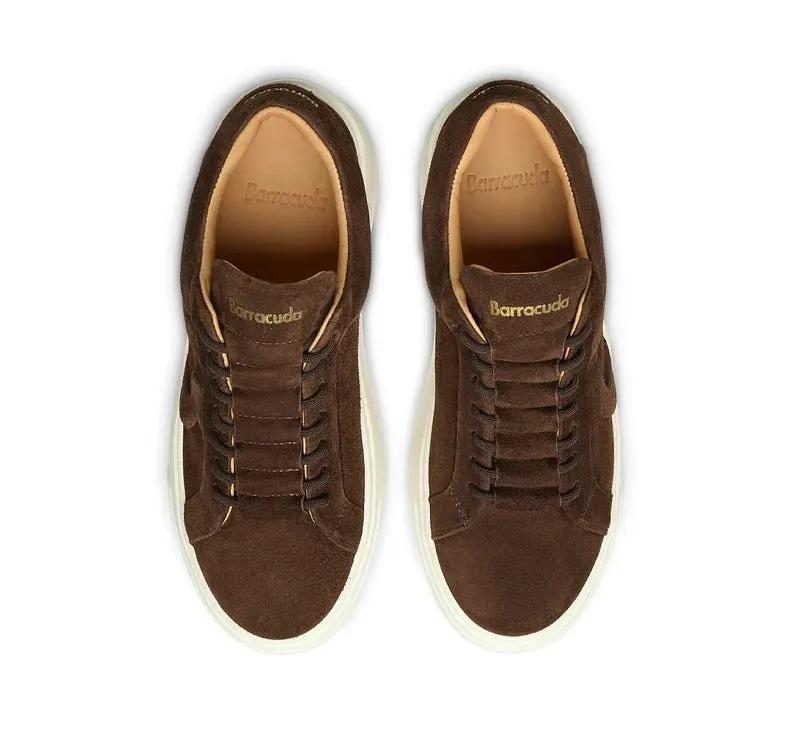 Sneaker donna Barracuda Mary Lou BD1625 in suede pepe - Dettaglio posteriore
