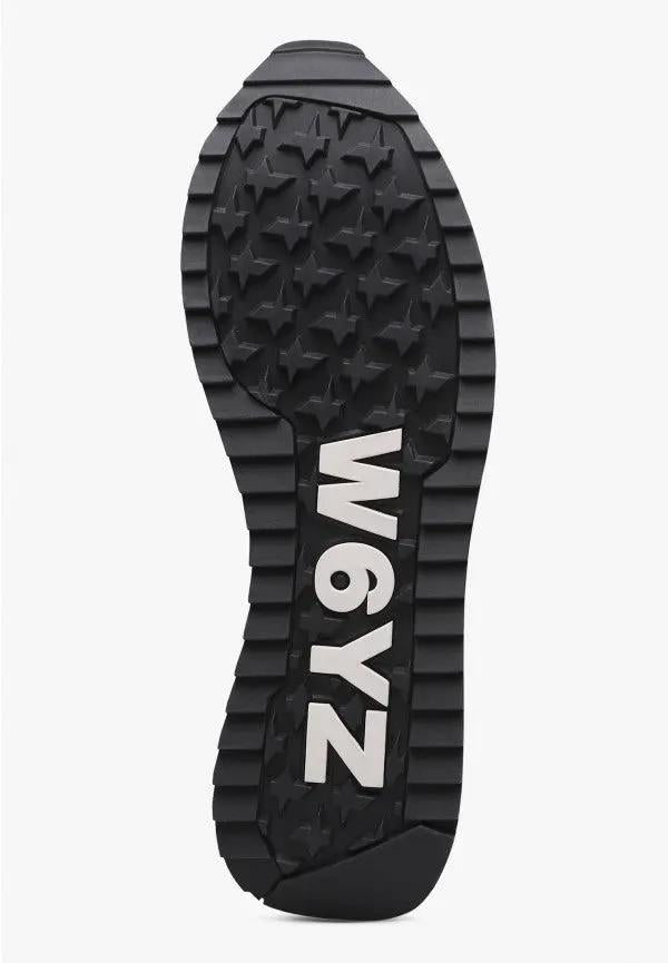 W6YZ Sneaker Uomo Yak-M Light Brown Navy - Vista Battistrada e Suola