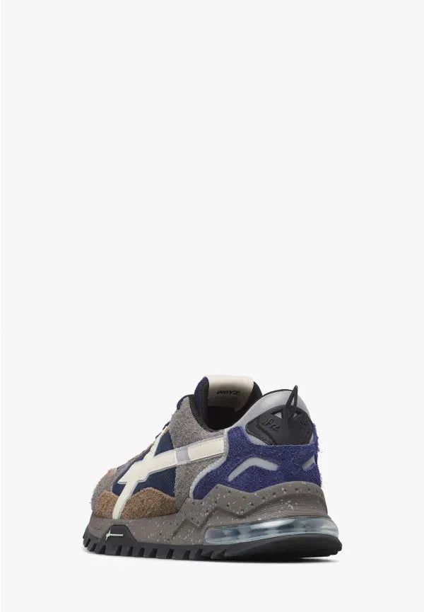 W6YZ BREEZE 3-M 3D79 SNEAKER LIGHT BROWN-NAVY by W6YZ