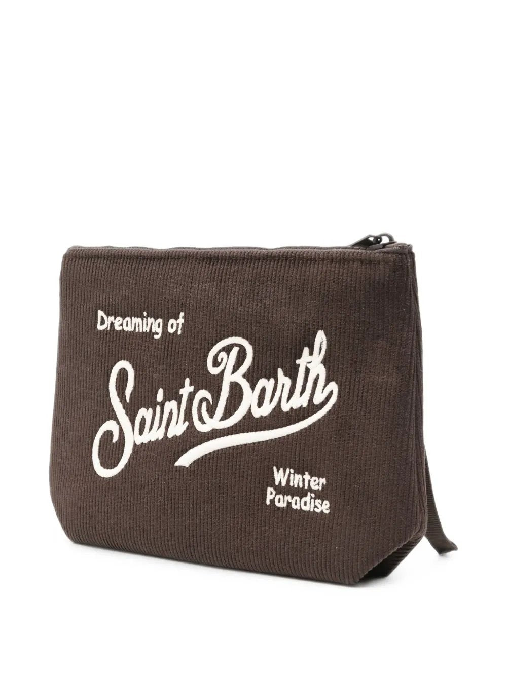 Pochette MC2 Saint Barth Aline Corduroy S Marrone - Vista posteriore
