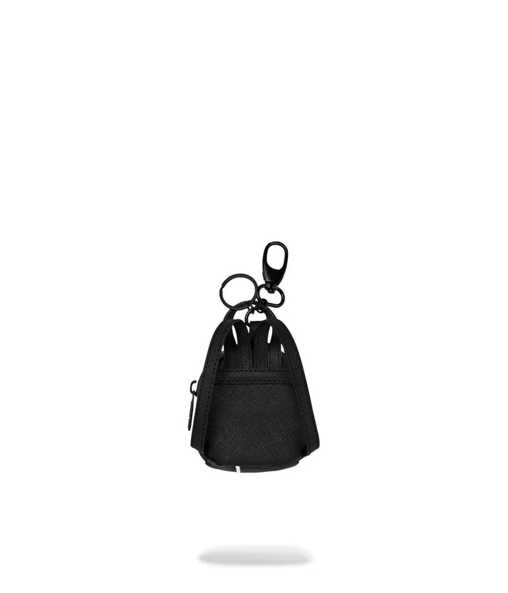 SPRAYGROUND K9352  KEYCHAIN CENTER RIP REVEALING GRAY CHECK BKPBCK