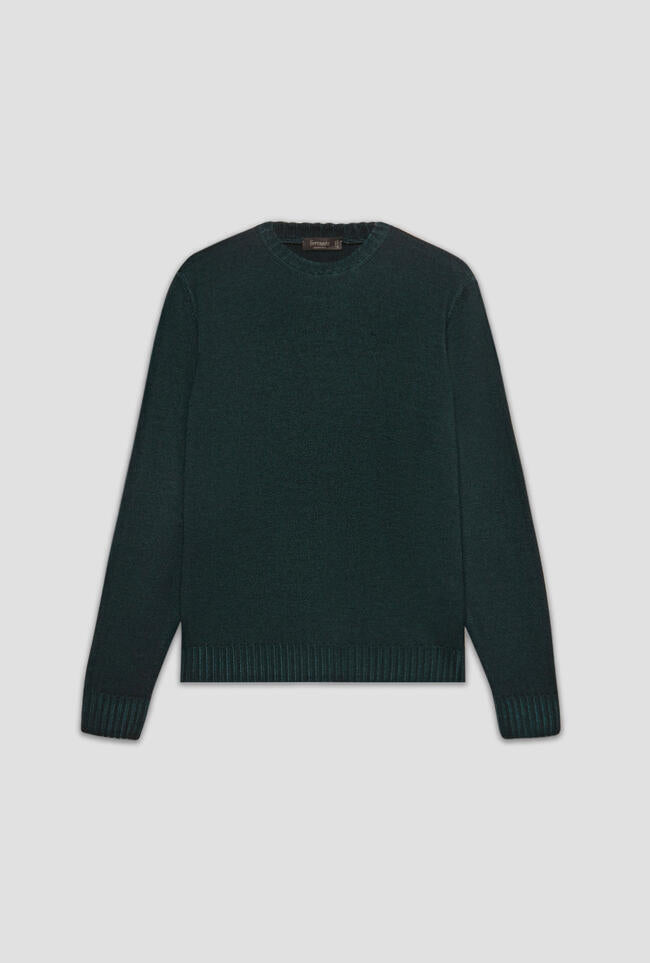 Ferrante Maglia  48G 37101 GIROCOLLO A DUE FILI TINTO IN CAPO