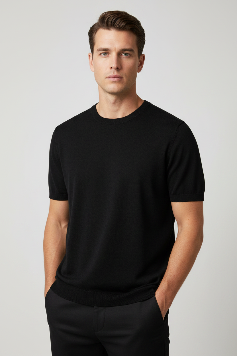 DIKTAT DK17-003 NERO  KNIT COT FIN 14