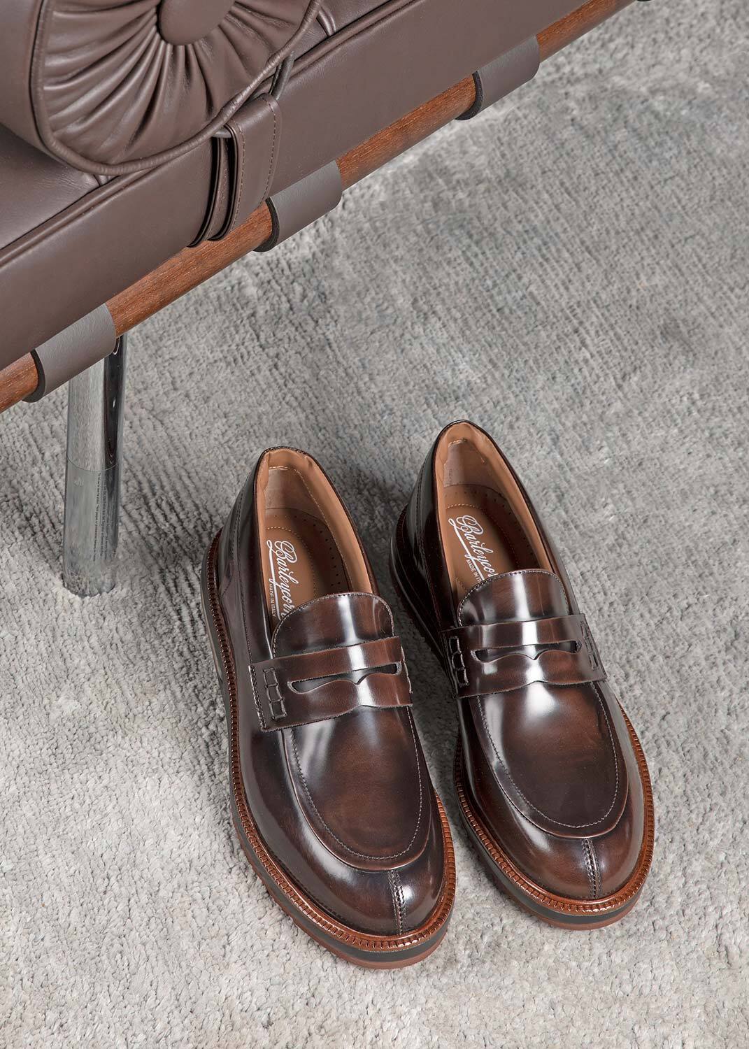 BARLEYCORN UW20A8890MBC82BA Air Mocassin Brown Leather