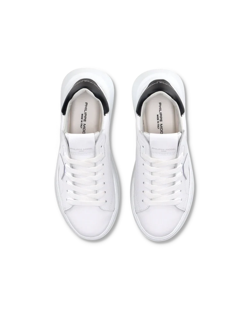 PHILIPPE MODEL BJLD V010 Sneaker basse Tres Temple donna - bianco e nero