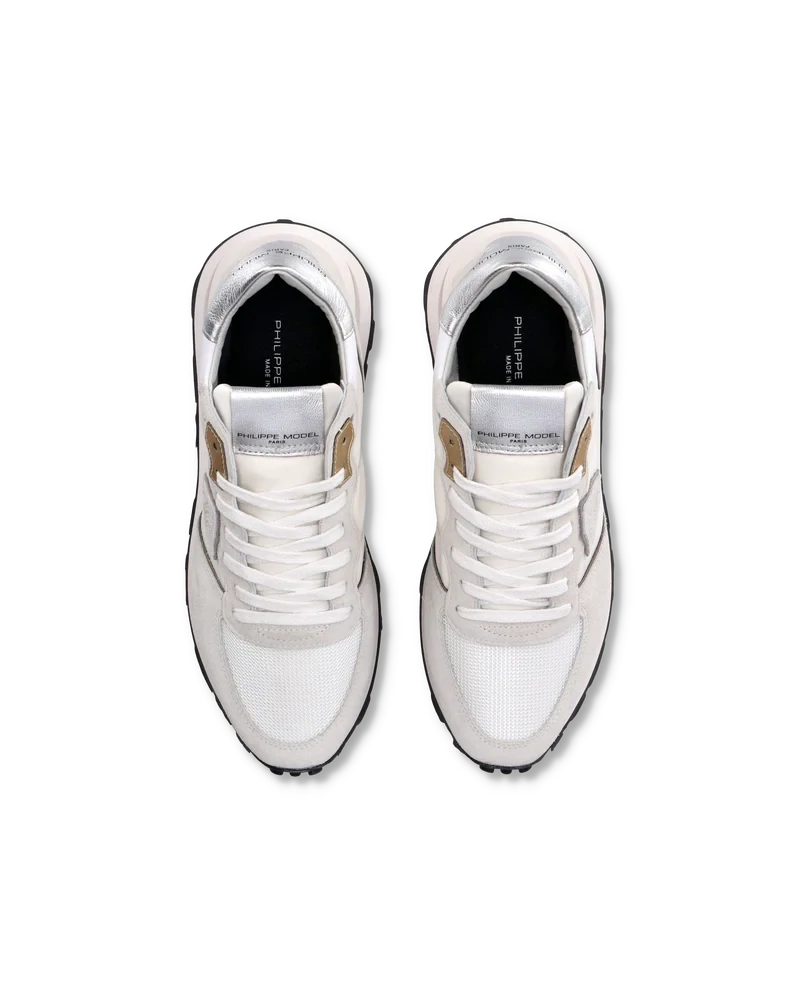 PHILIPPE MODEL TKLD W003 Sneaker basse Tropez Haute donna - bianco e argento