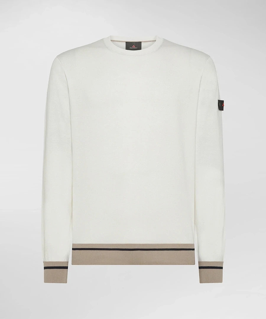 PEUTEREY GHISALLO RIG MAGLIA TRICOT CON DETTAGLI RIGATI