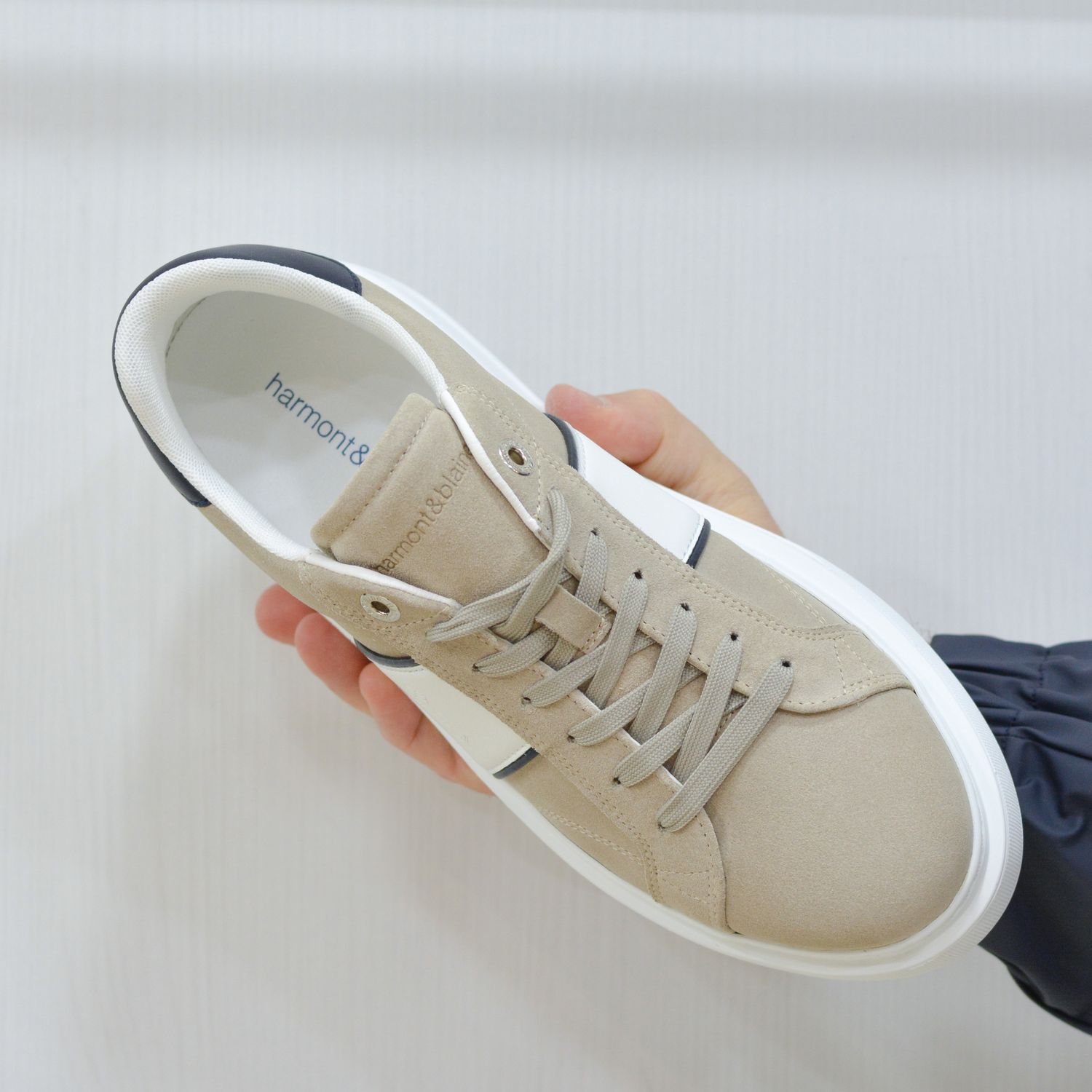 HARMONT&BLAINE EFM241.023 6190 SNEAKERS CAMOSCIO