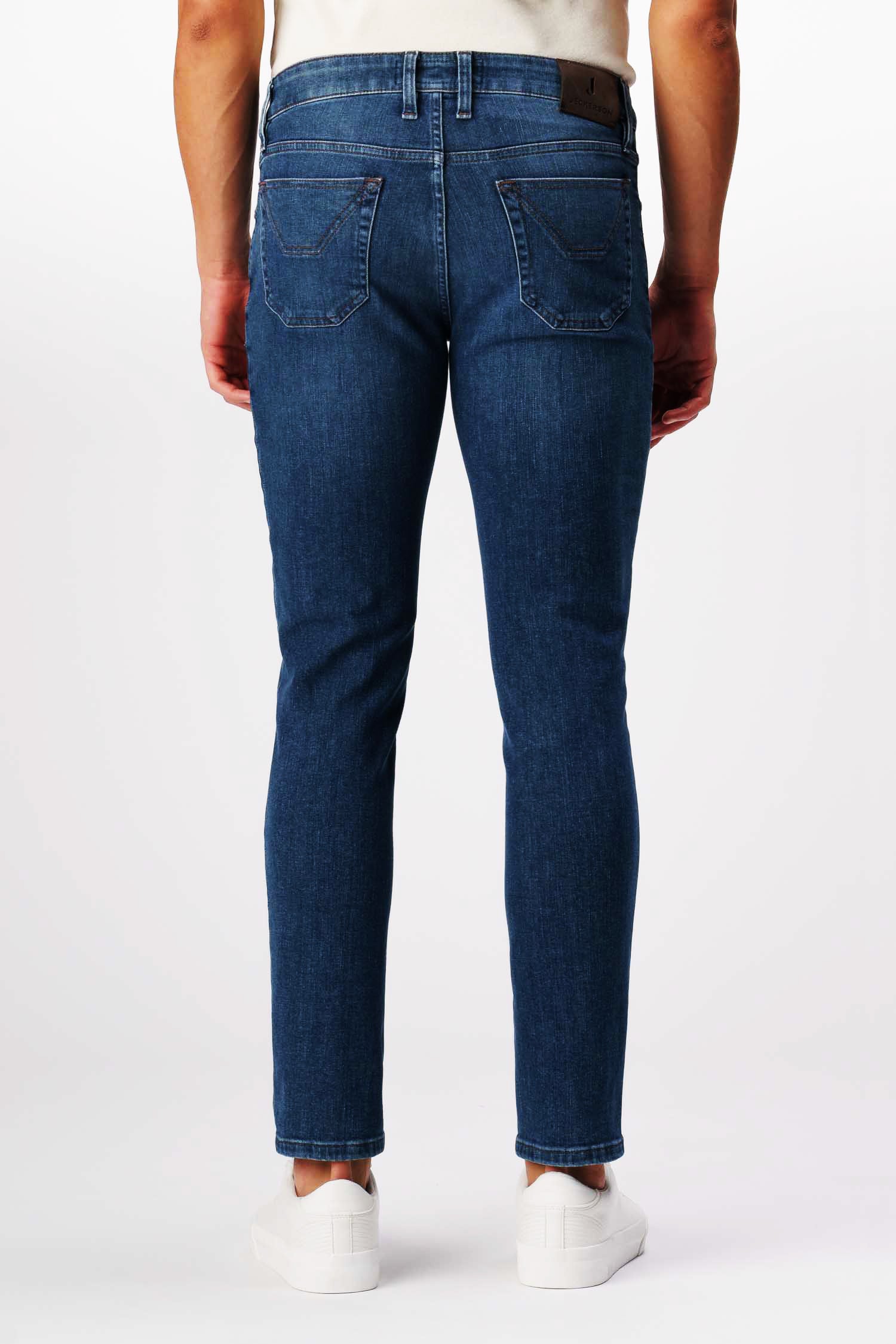 JECKERSON PA077JOHN002 DENI005 JEANS 5TASCHE TOPPA ALCANTARA