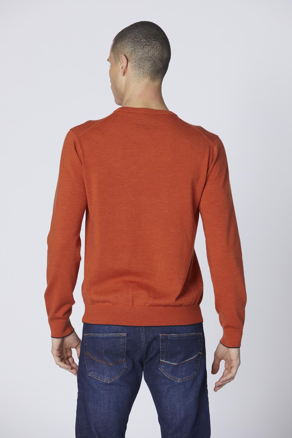 AERONAUTICA MILITARE Maglia girocollo in lana merino