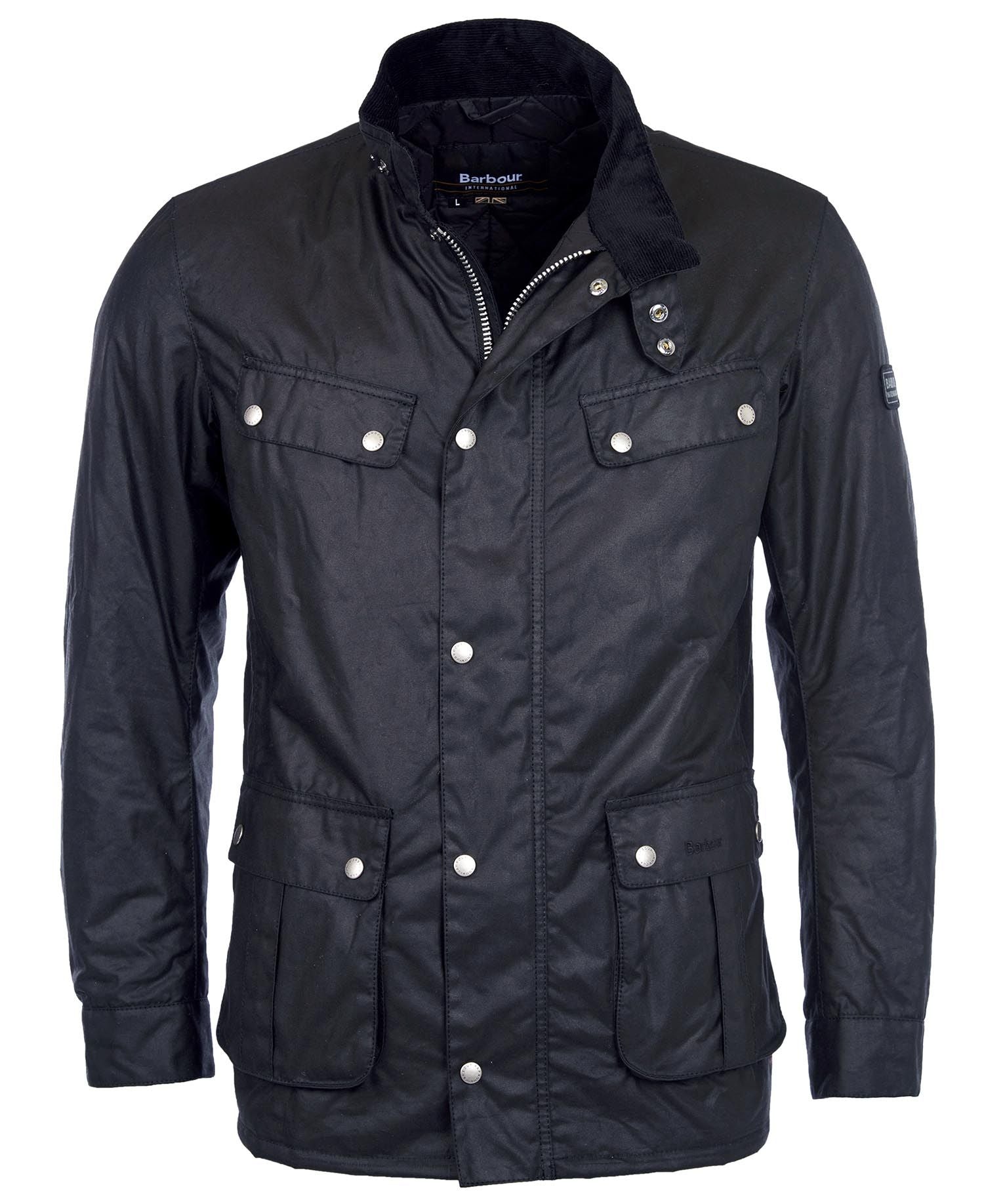 BARBOUR DUKE WAX JACKET BLACK