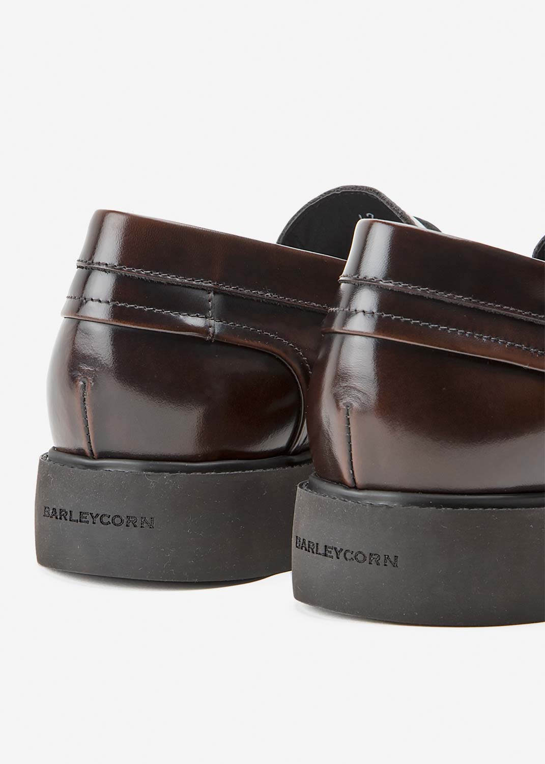 BARLEYCORN Sleek Moccasin Brown Leather