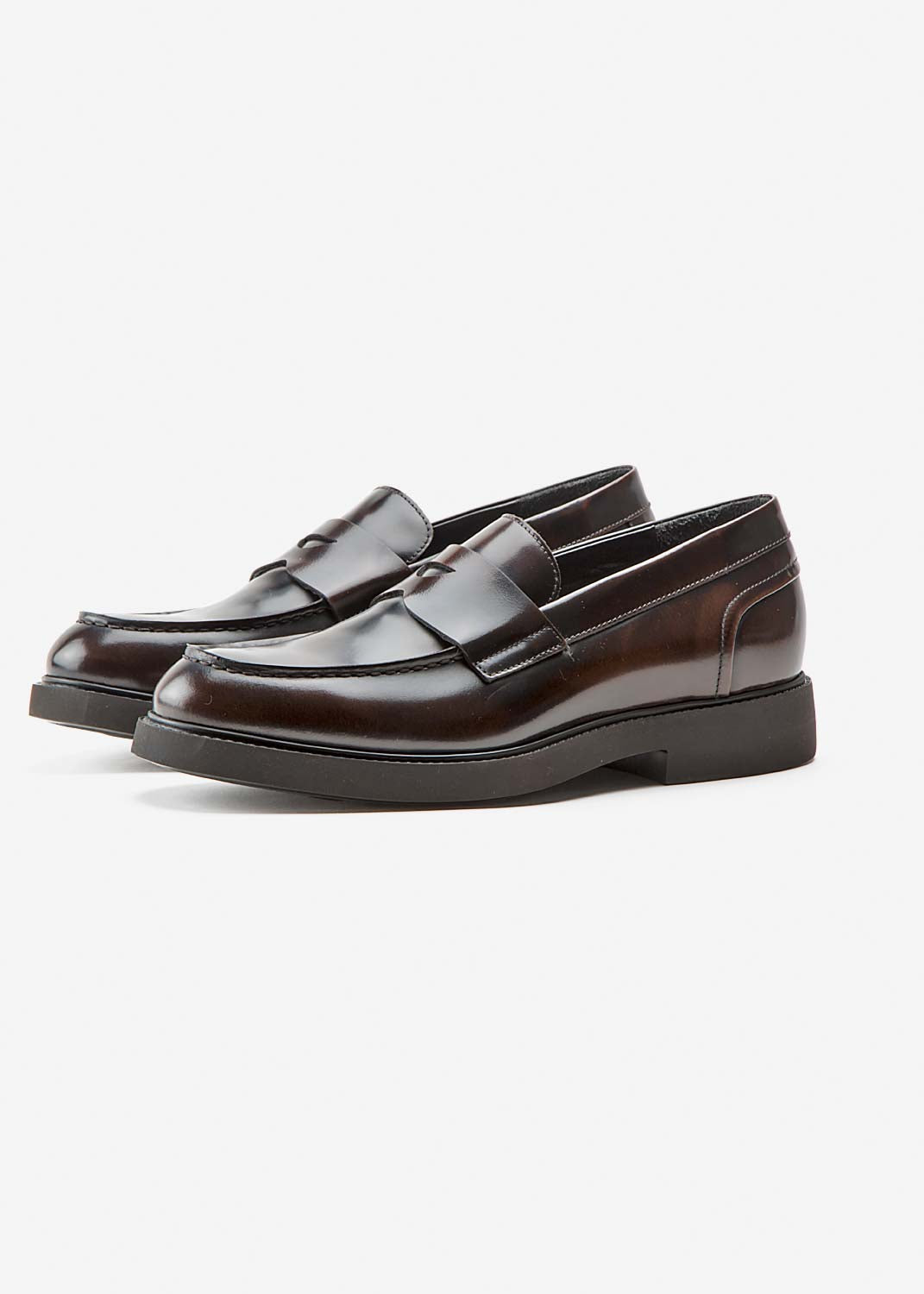 BARLEYCORN Sleek Moccasin Brown Leather