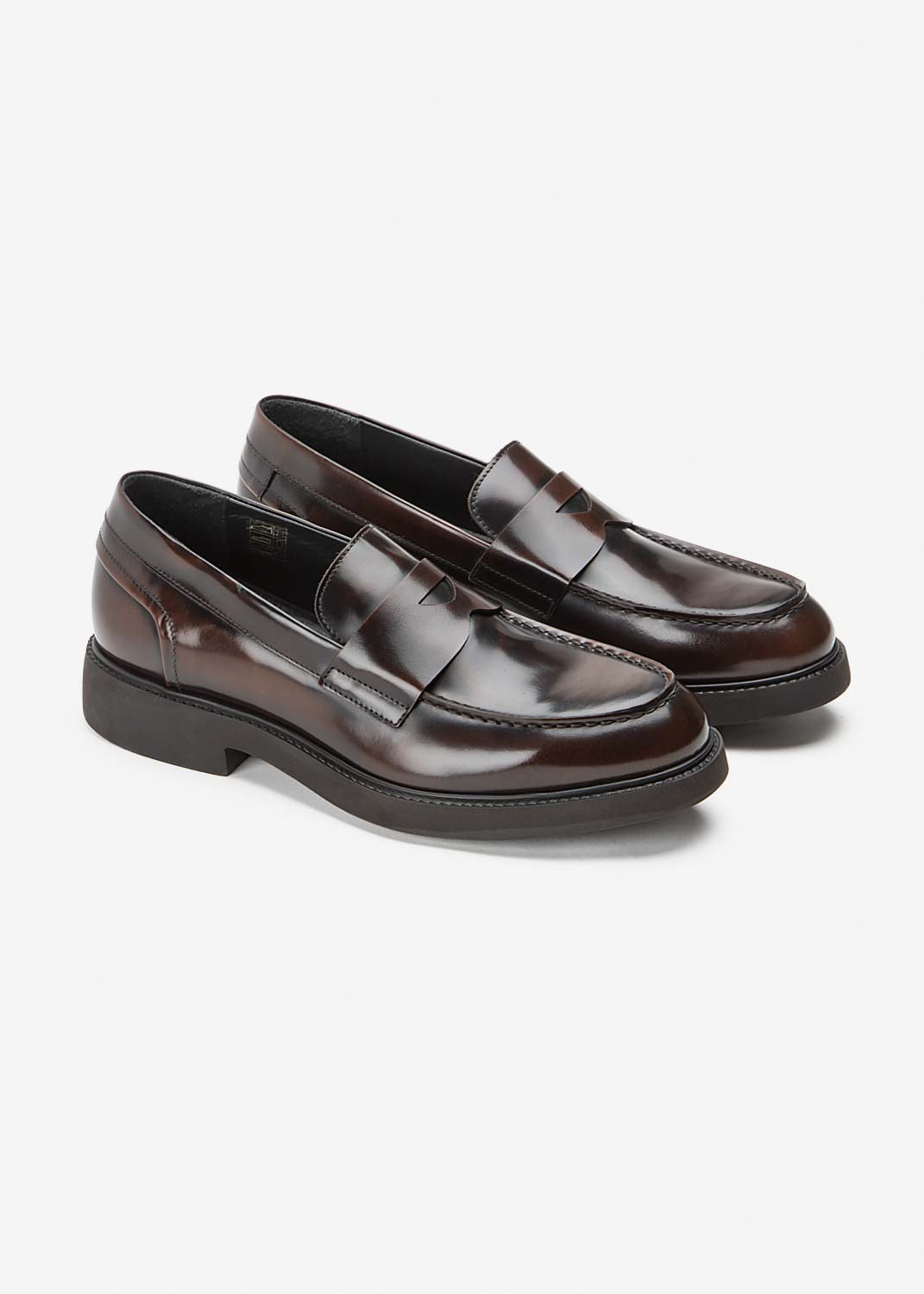 BARLEYCORN Sleek Moccasin Brown Leather