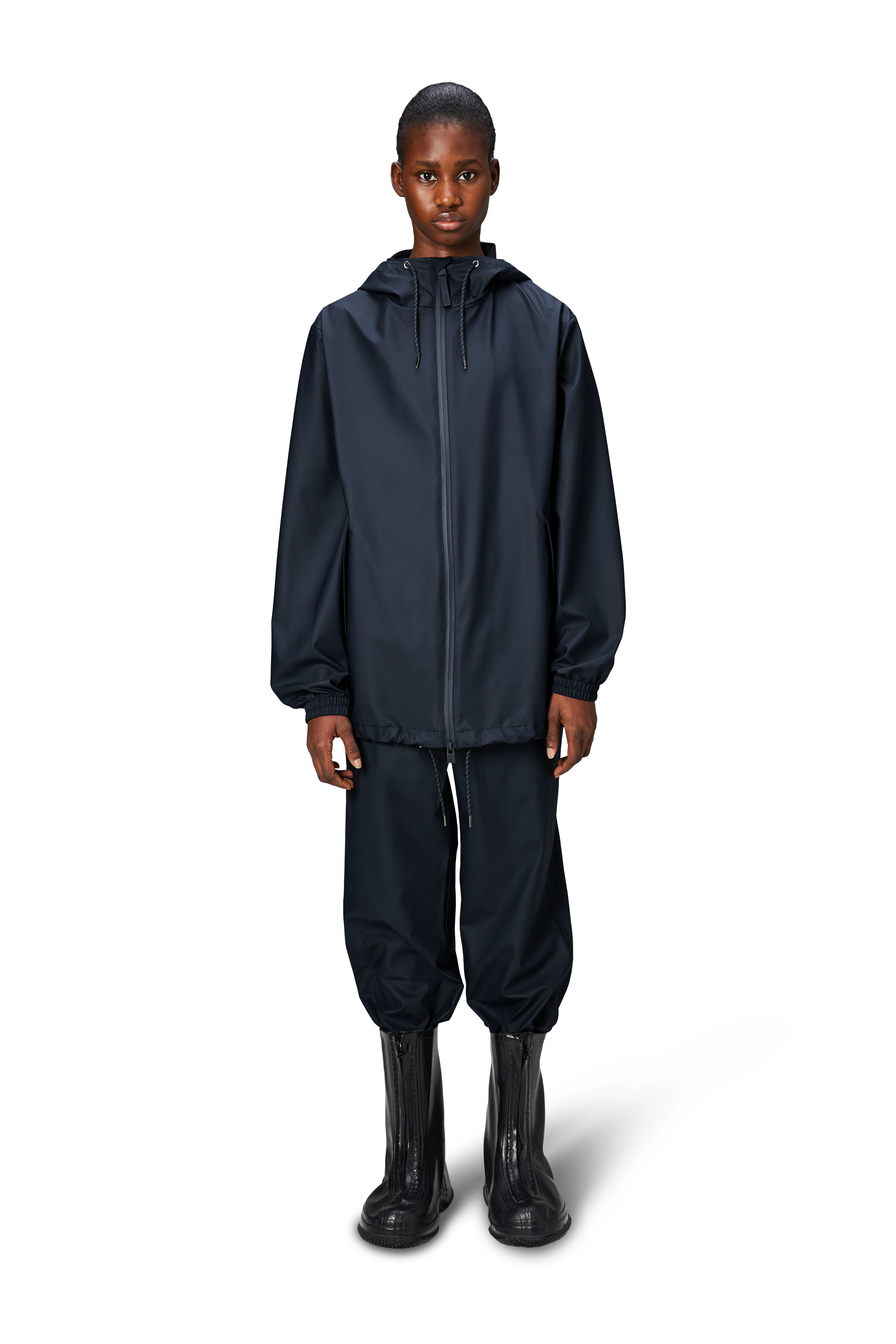 RAINS R18370  47 STORM BREAKER Jacket zip sfoderati corto