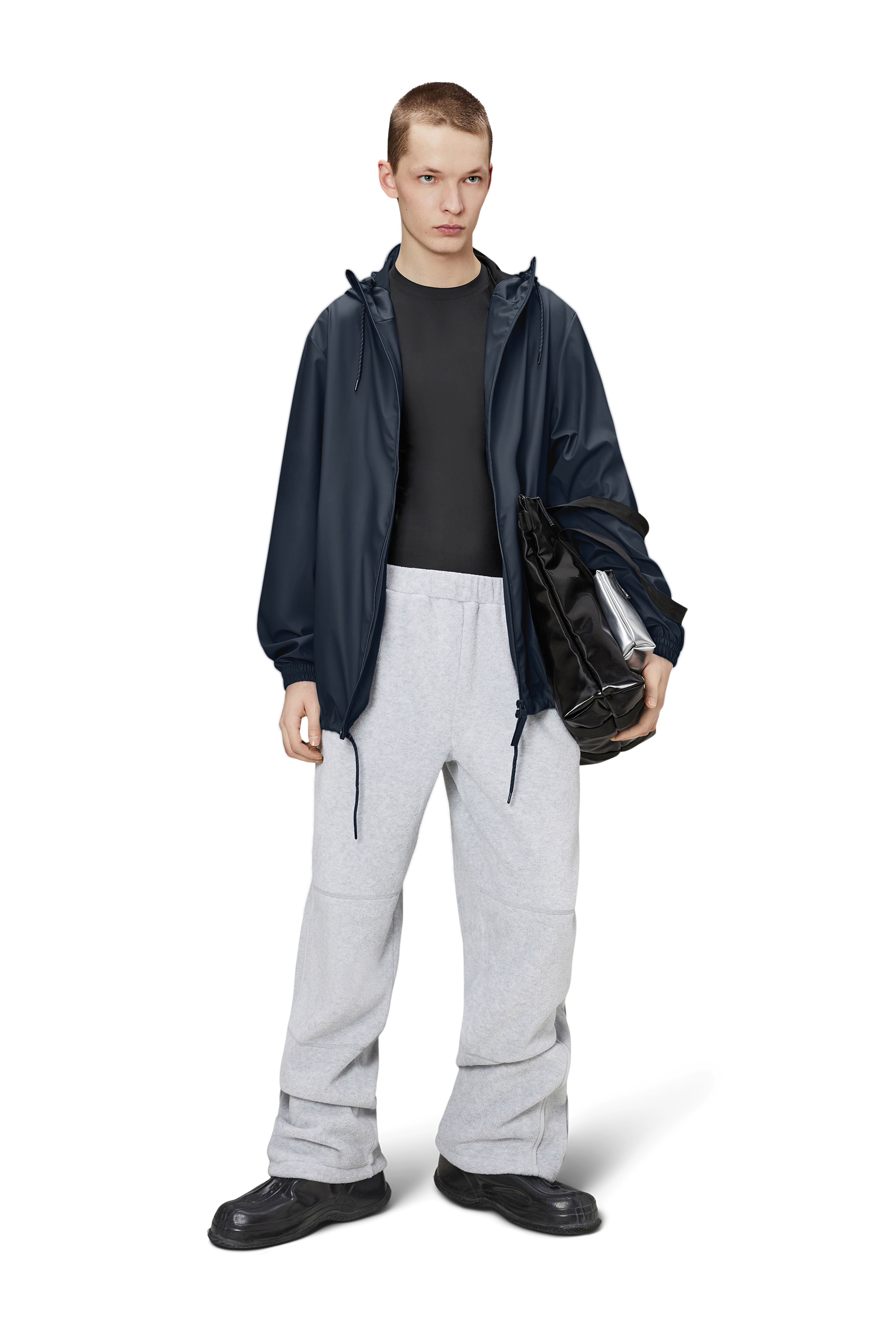 RAINS R18370  47 STORM BREAKER Jacket zip sfoderati corto