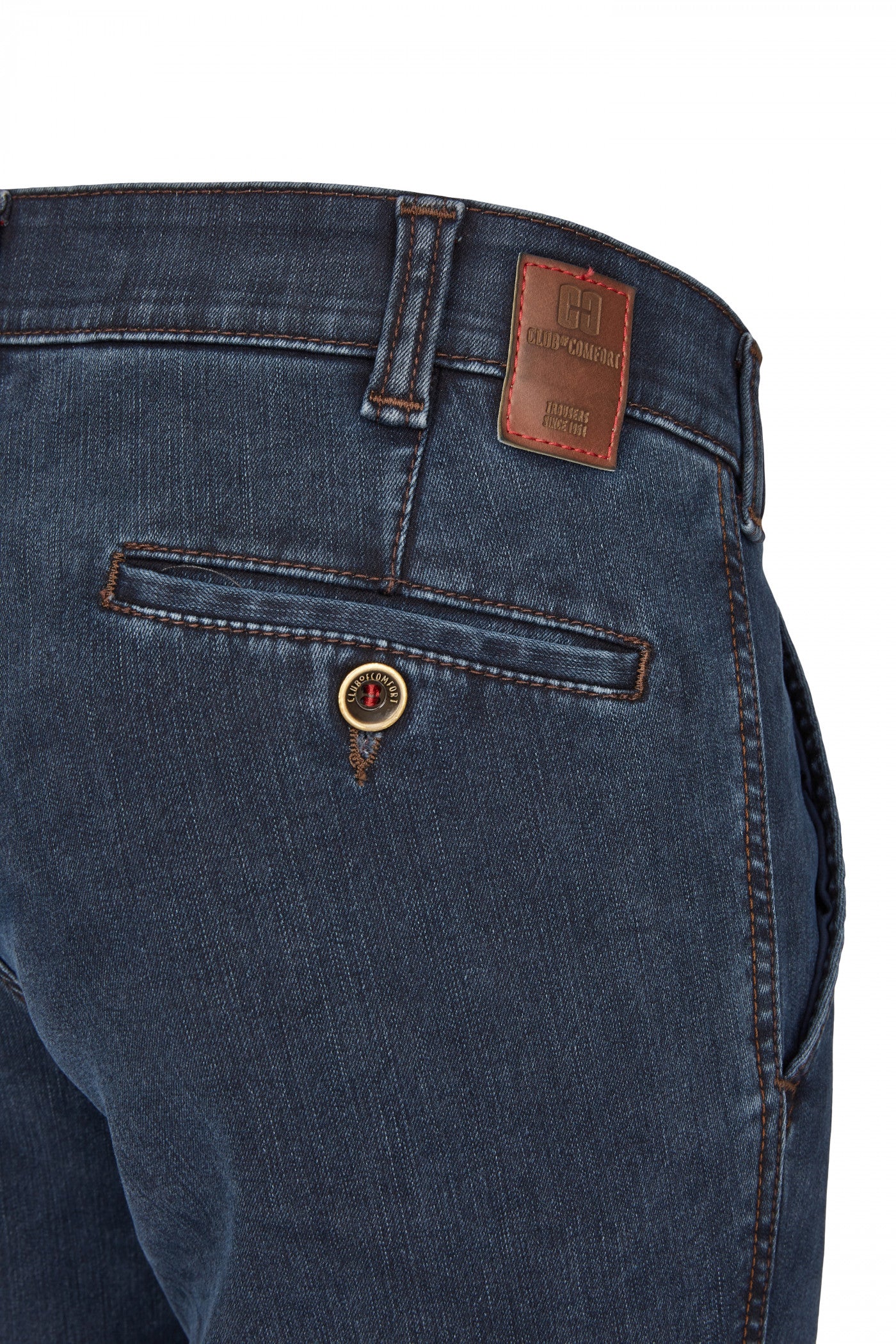 CLUB OF COMFORT GARVEY  6822 PANT DENIM THERMOLITE