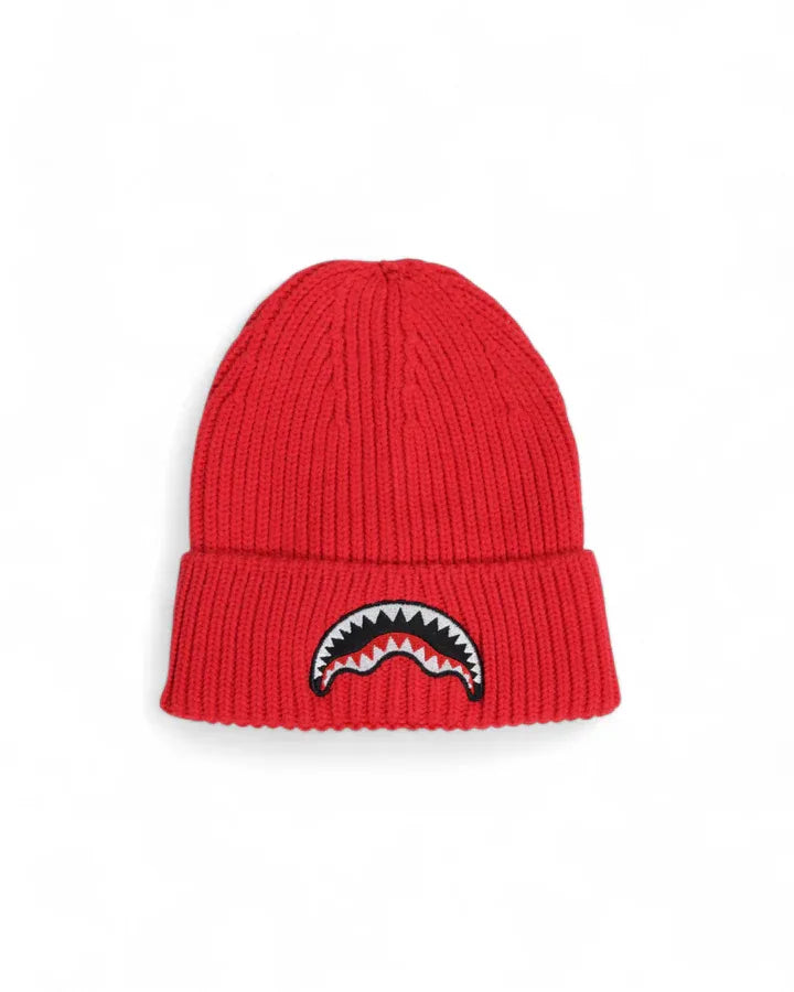 SPRAYGROUND SP15011 SPRAY BEANIE CAPPELLO  BLACK / RED