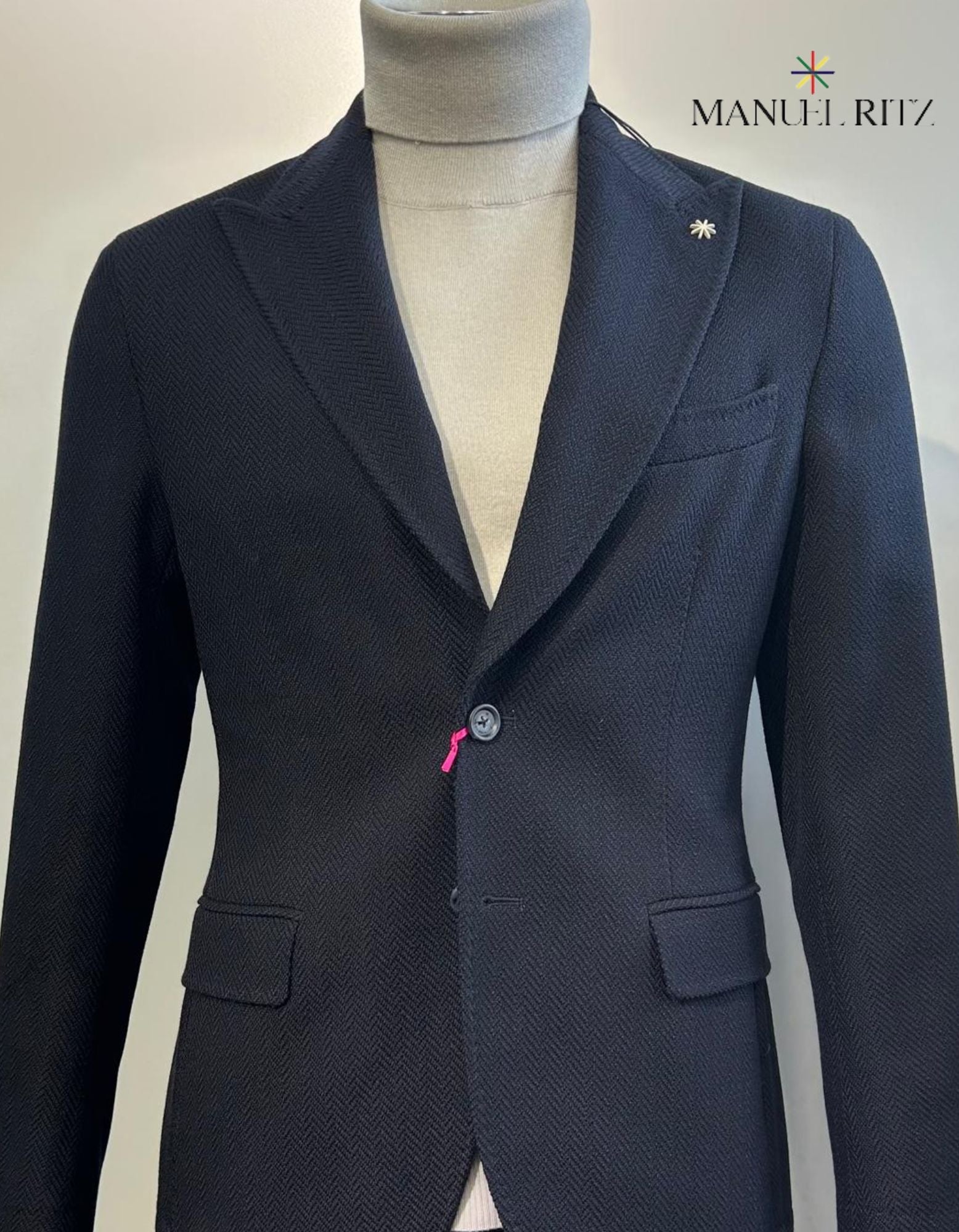 MANUEL RITZ G2748 243636 Giacca Rever Lancia Diagonal T.U.