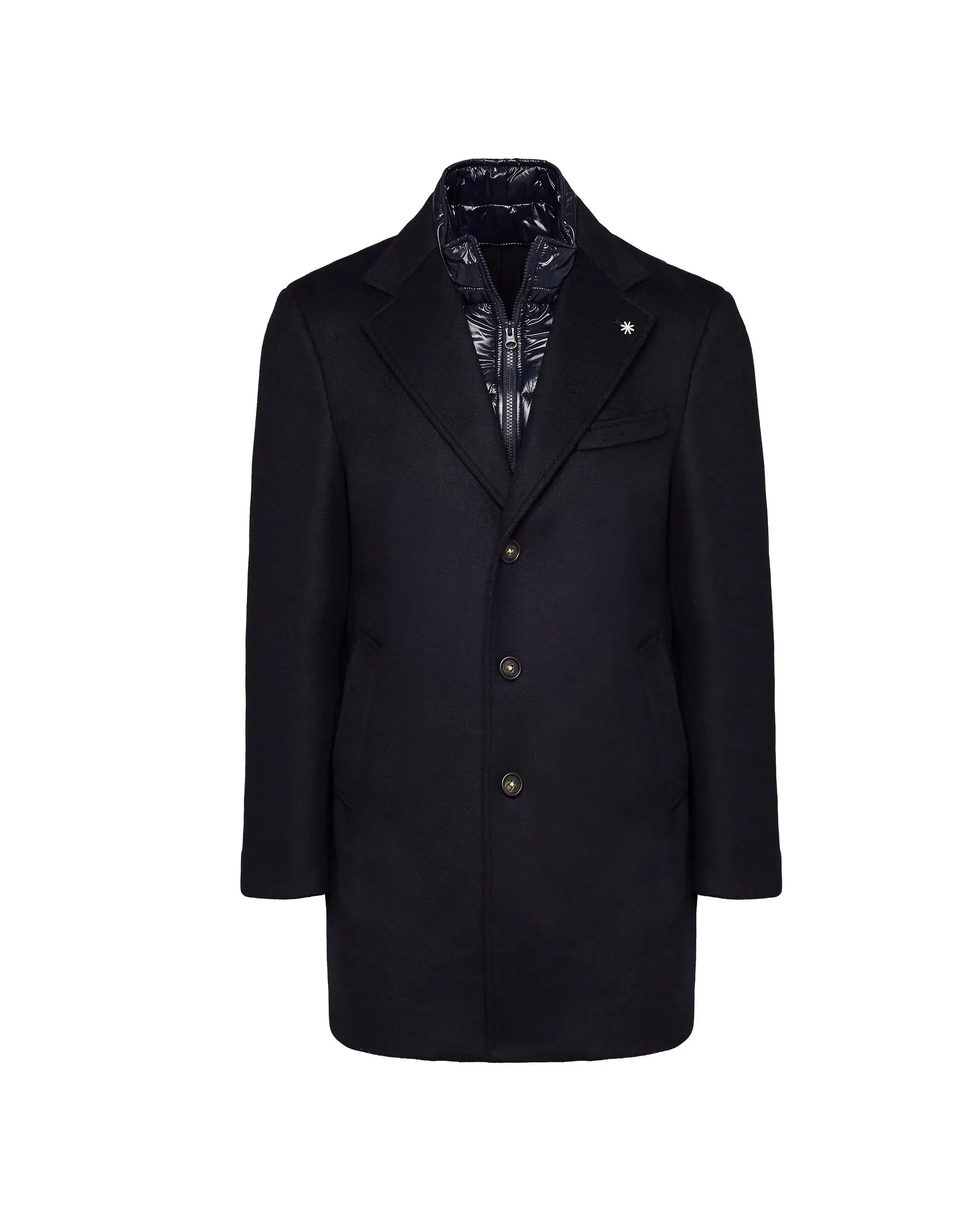 MANUEL RITZ 3732C4548C 97 CAPPOTTO CON PETTORINA STACCABILE