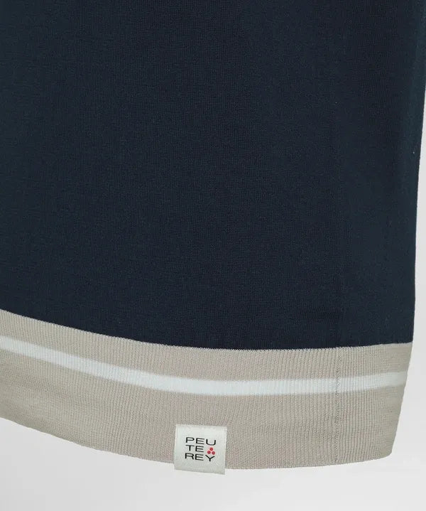 PEUTEREY ROLLE RIG PEU5453 POLO MAGLIA COLLO IN CONTRATO