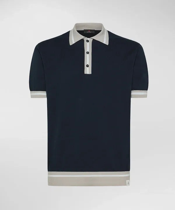 PEUTEREY ROLLE RIG PEU5453 POLO MAGLIA COLLO IN CONTRATO