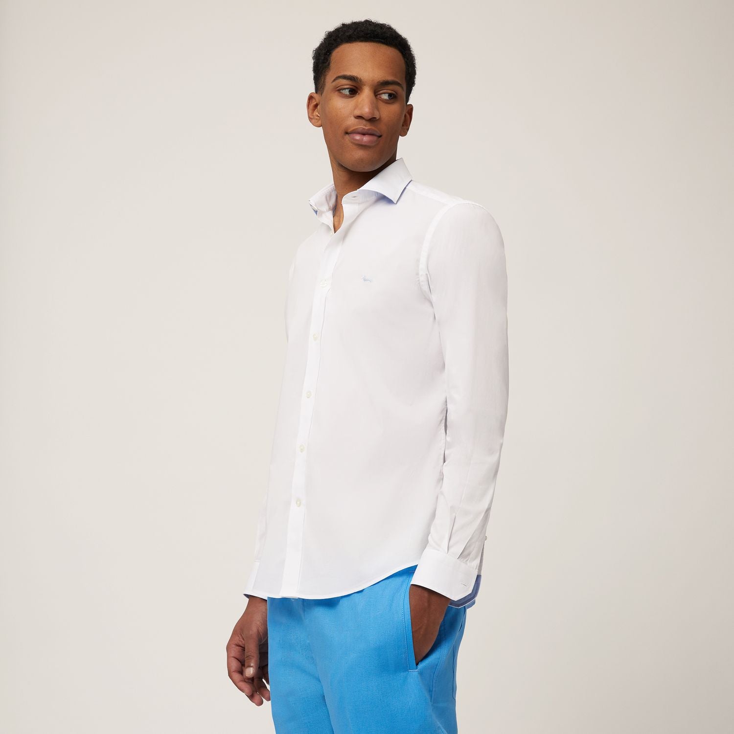 Harmont&Blaine CNN011012523M 100 CAMICIA 2 TES CONTRASTI INTERNI