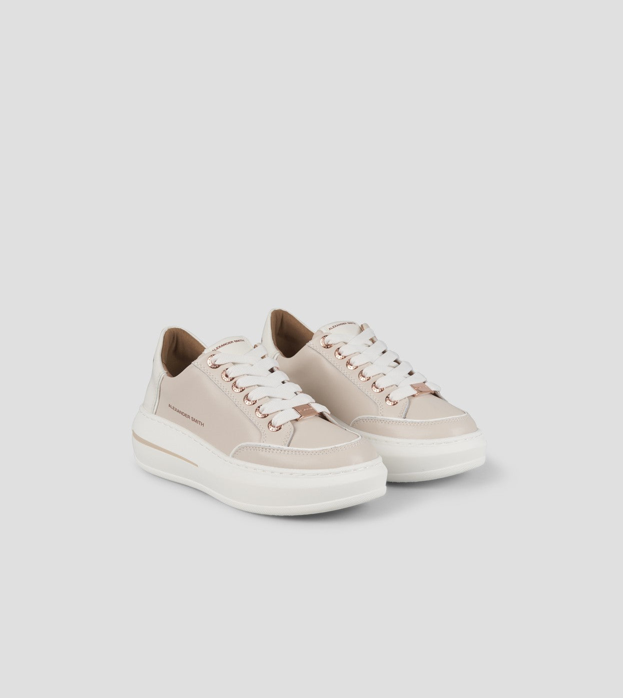 ALEXANDER SMITH LANCASTER WOMAN LIGHT ROSE WHITE