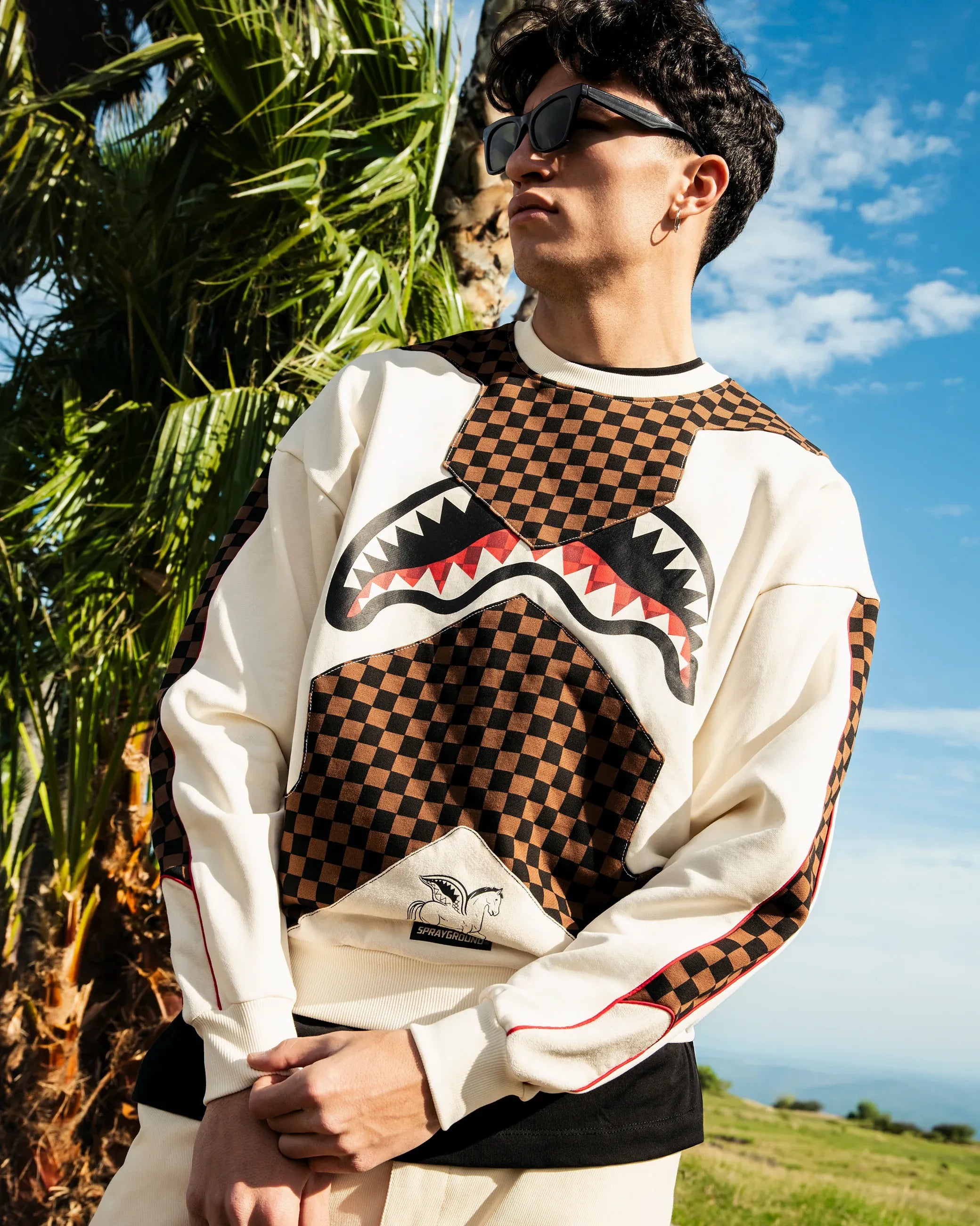 SPRAYGROUND SP691EIVO TRIPLE CREWNECK