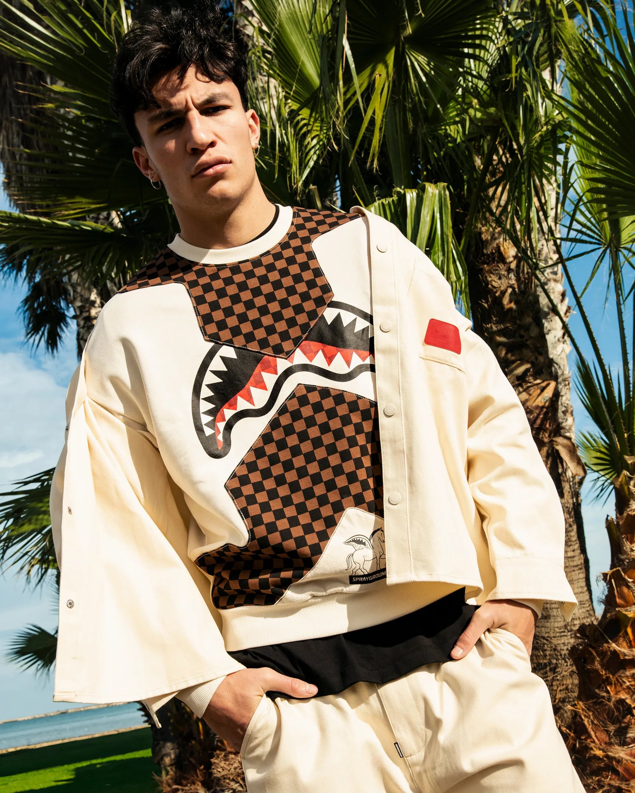 SPRAYGROUND SP691EIVO TRIPLE CREWNECK