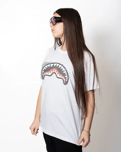 SPRAYGROUND SP721WHT FASTEST SHARK REGULAR T-SHIRT