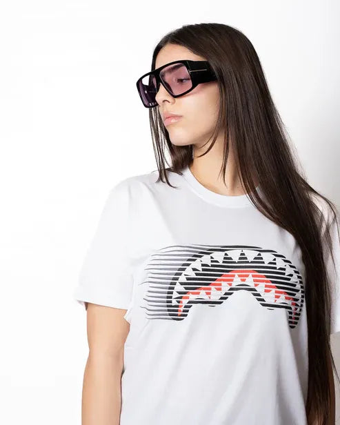 SPRAYGROUND SP721WHT FASTEST SHARK REGULAR T-SHIRT
