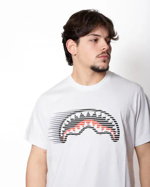SPRAYGROUND SP721WHT FASTEST SHARK REGULAR T-SHIRT