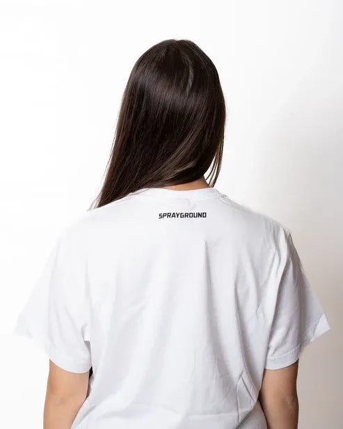 SPRAYGROUND SP721WHT FASTEST SHARK REGULAR T-SHIRT