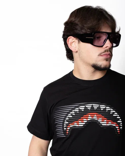 SPRAYGROUND SP721BLK FASTEST SHARK REGULAR T-SHIRT