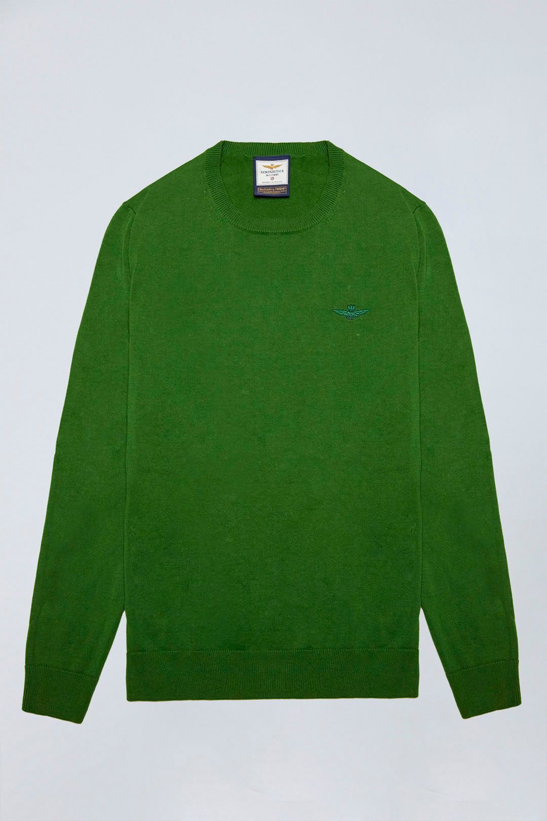 AERONAUTICA MILITARE MAGLIA GIROCOLLO IN COTONE