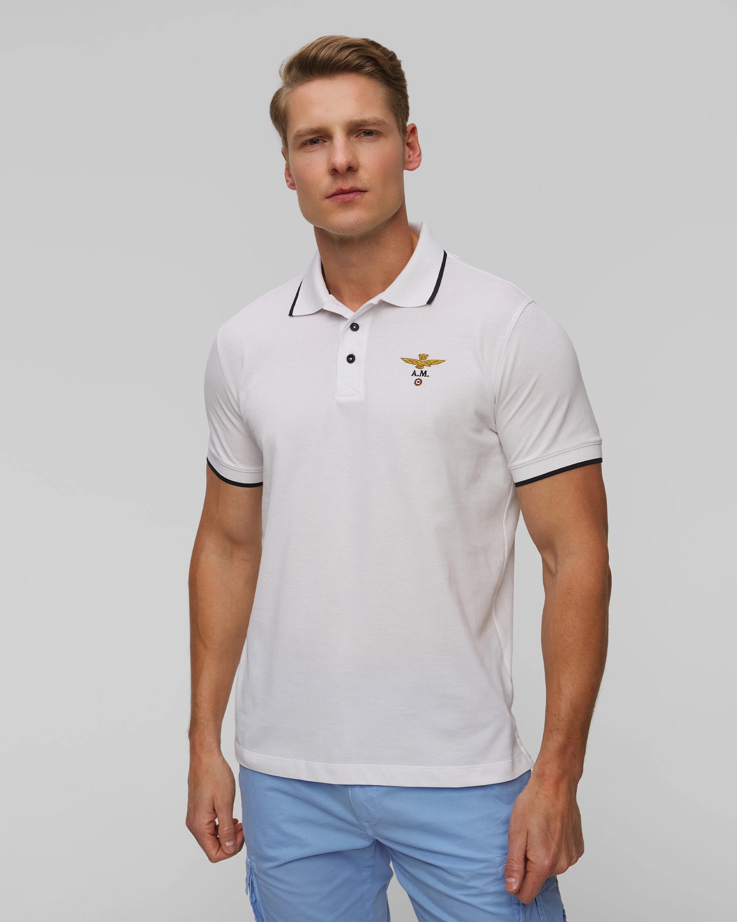 AERONAUTICA MILITARE POLO BASICA IN COTONE
