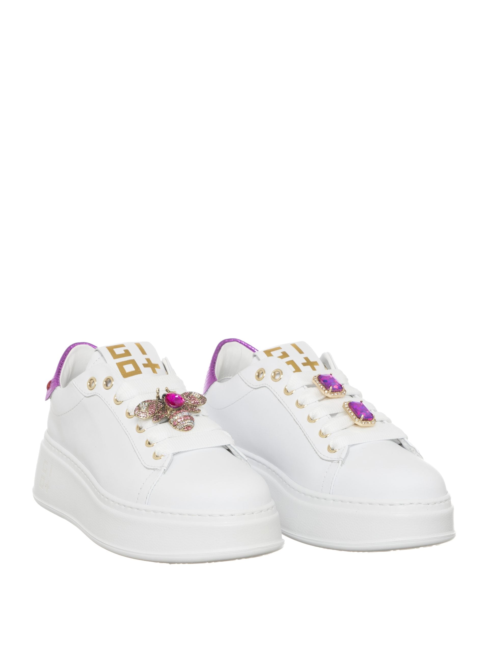 GIO+ PIA308A SNEAKER COMBI WHITE/FUXIA - Atelier Fratelli Carbè