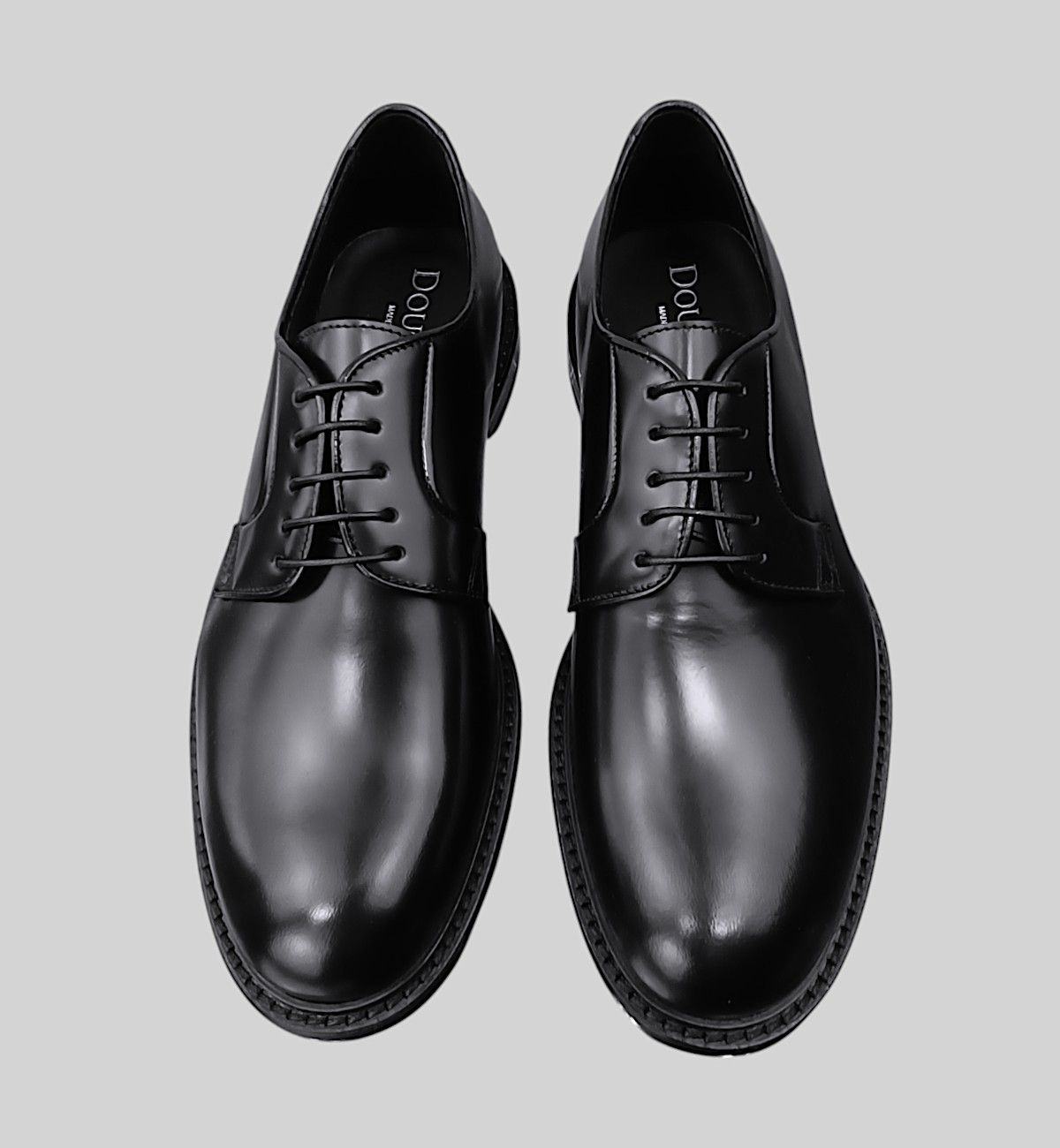 DOUCAL'S DU3421THOMUF269NN00 DERBY CU SPAZZOLATO NERO F.DO NERO