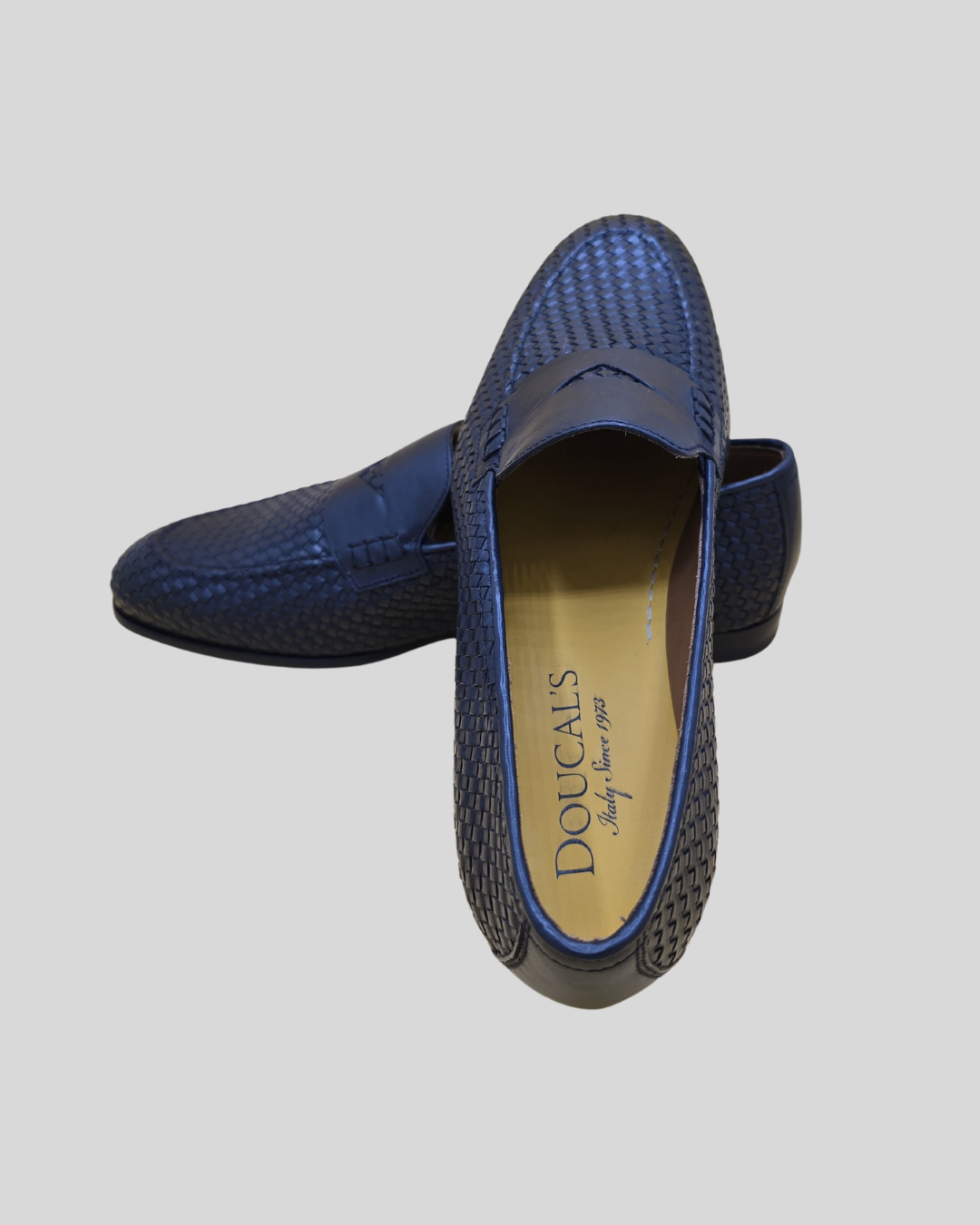 DOUCAL'S DU3265PANNUF262NB00  LOAFER PENNY ADLER INTRECCIO PELLE - Atelier Fratelli Carbè