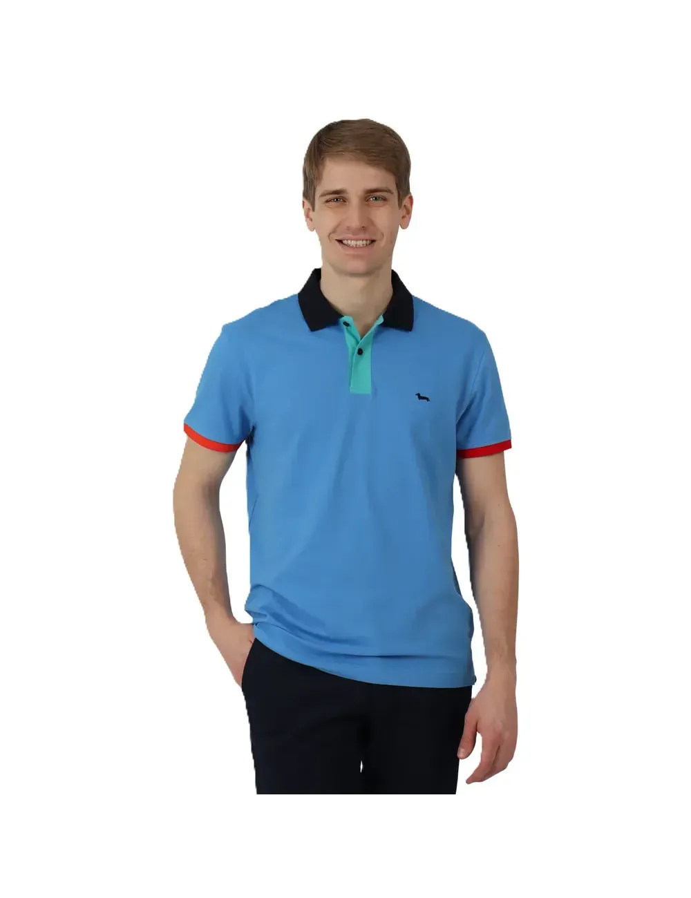 Harmont&Blaine LRN417020862 855 POLO COLOR BLOCK
