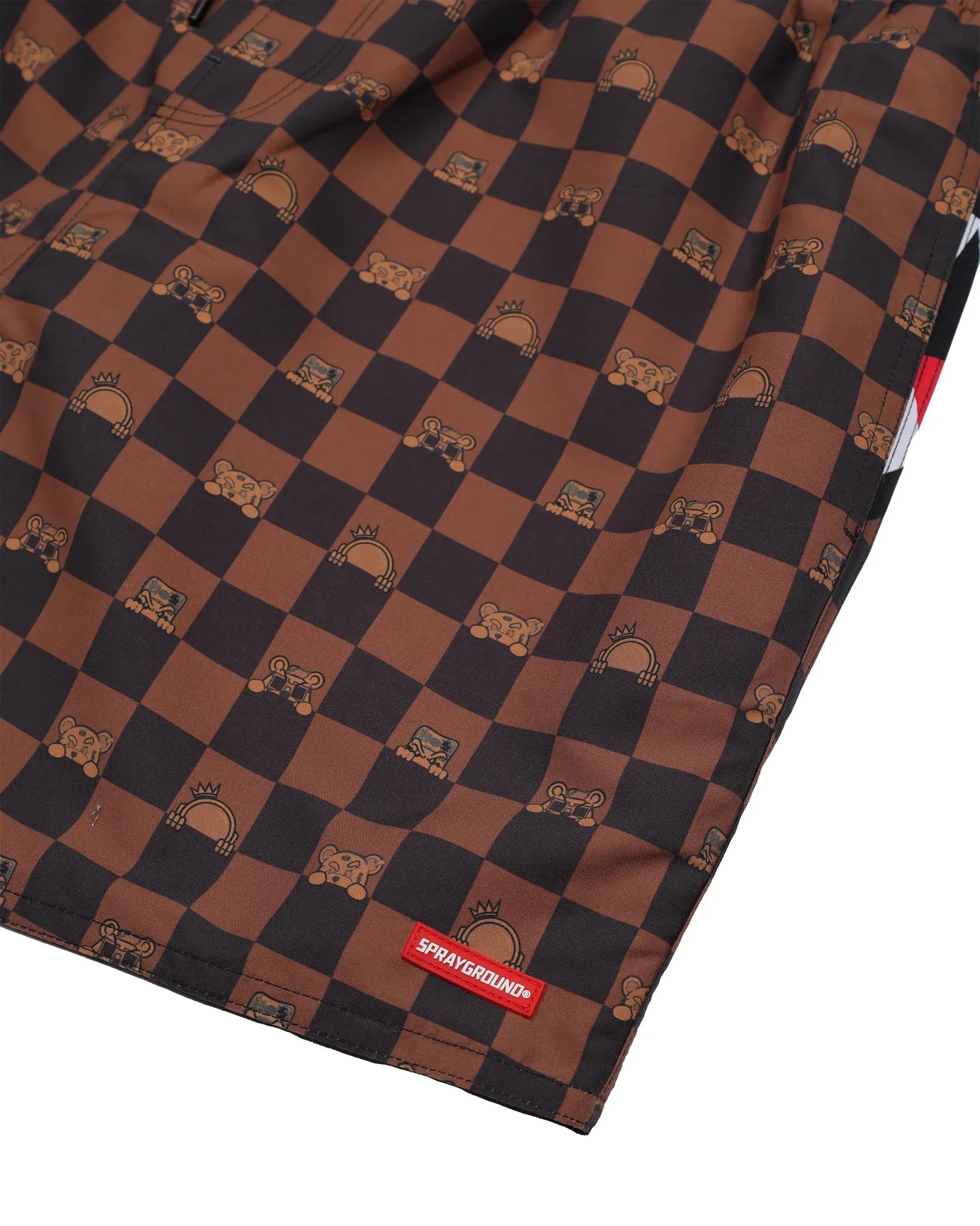 SPRAYGROUND SWM2031NSZ  PEEKING CHARACTER CHECK SWIM